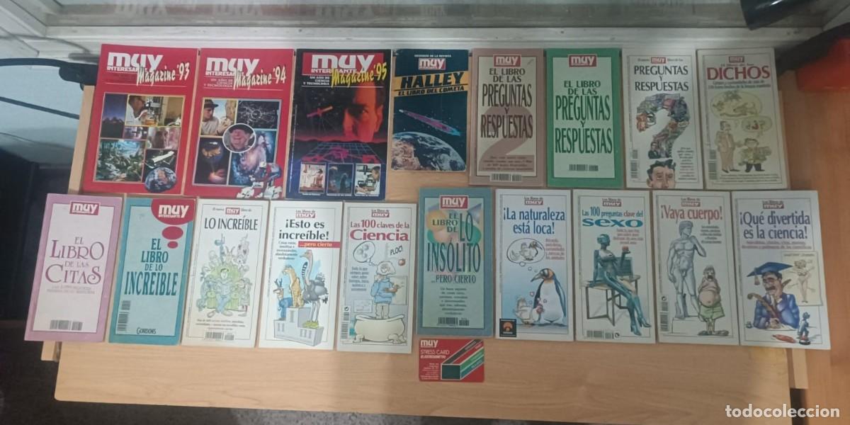 Coleccionismo de revista Muy Interesante: Lote MUY INTERESANTE (LOTE E) - 15 Librillos Extras de Regalo de Quiosco y Tarjeta Estr&eacute;s