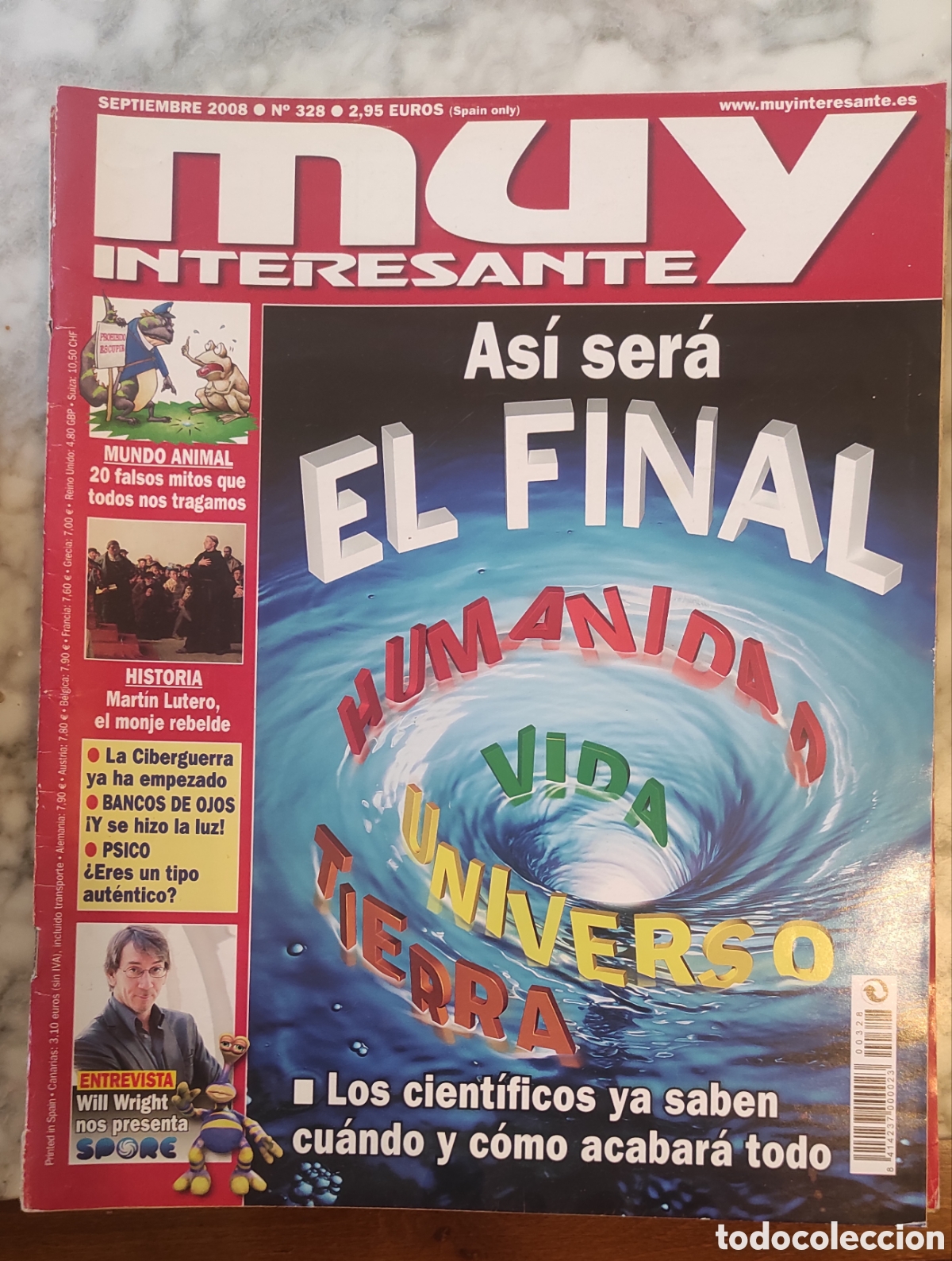 Coleccionismo de revista Muy Interesante: Muy Interesante N&deg; 328. Septiembre 2008