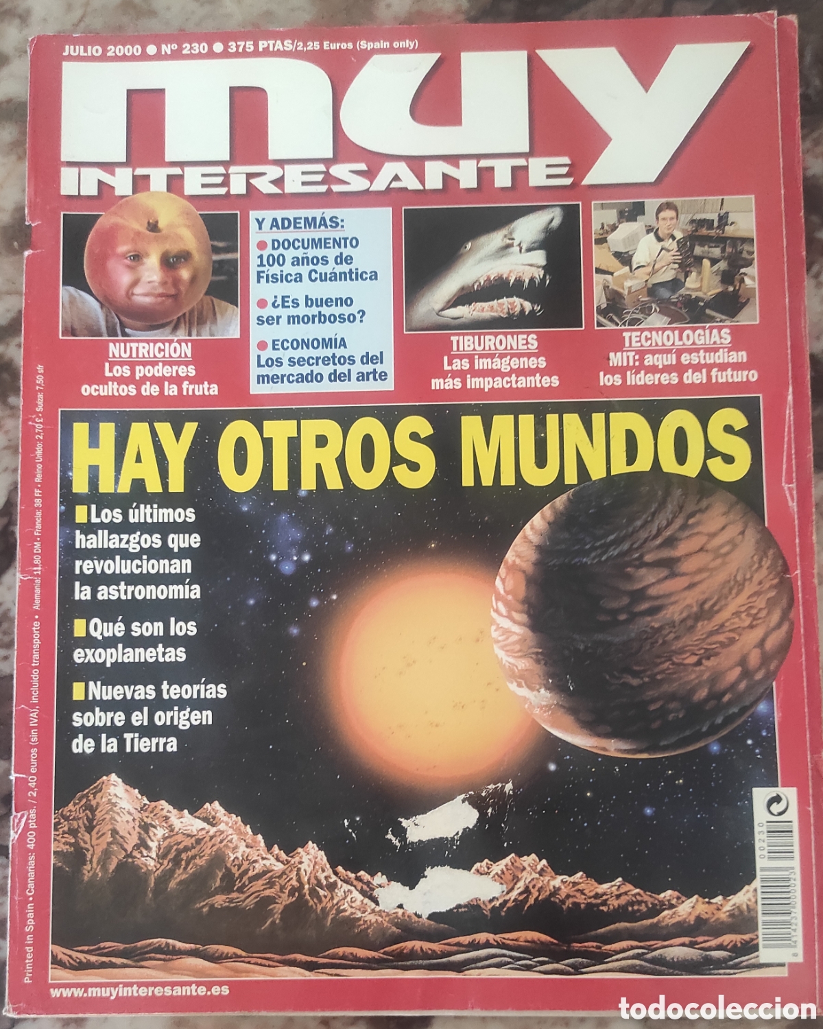 Coleccionismo de revista Muy Interesante: Muy Interesante N&deg; 230. Julio 2000