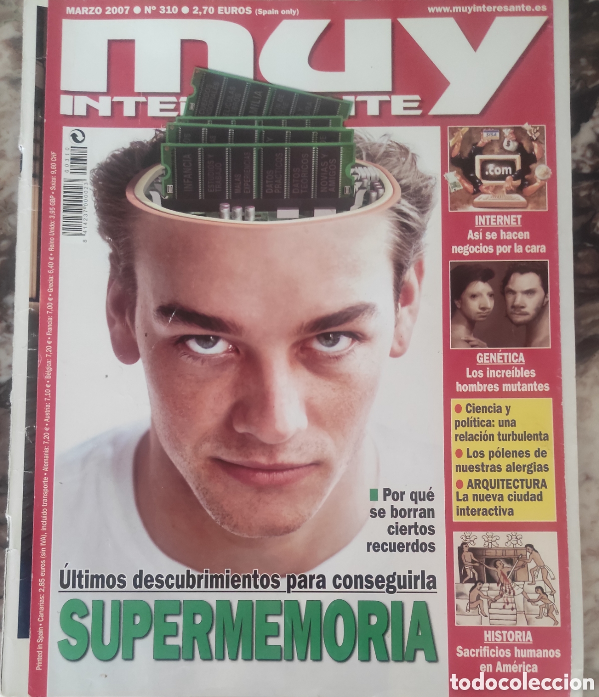 Coleccionismo de revista Muy Interesante: Muy Interesante N&deg; 310 Marzo 2007