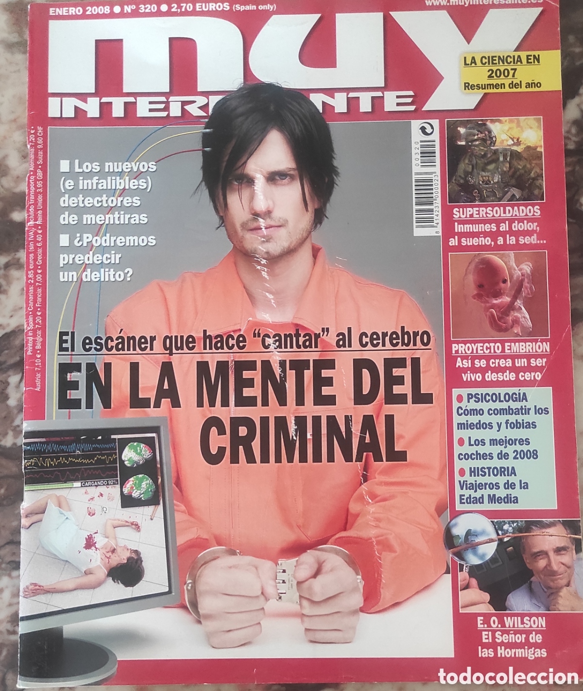 Coleccionismo de revista Muy Interesante: Muy Interesante N&deg; 320. Enero 2008