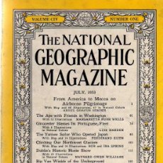 Coleccionismo de National Geographic: THE NATIONAL GEOGRAPHIC MAGAZINE - ED. USA - JULY 1953 - EN INGLÉS - LA MECA - GLOUCESTER.... Lote 27274010
