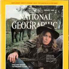 Coleccionismo de National Geographic: NATIONAL GEOGRAPHIC. ED INGLESA.VOL 168. N 2. AGOSTO 1985. TIERRA.FOSILES.PERLAS. SENEGAMBIA.MURRAY.