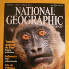 Coleccionismo de National Geographic: NATIONAL GEOGRAPHIC / EDICIÓN ESPAÑOLA / MARZO 2001 