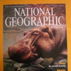 Coleccionismo de National Geographic: NATIONAL GEOGRAPHIC / EDICIÓN ESPAÑOLA / NOVIEMBRE 2001