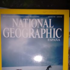 Coleccionismo de National Geographic: REVISTA NATIONAL GEOGRAPHIC AGOSTO 2004 TRAVESIA POR LOS HIELOS DE LA PATAGONIA. Lote 59787612