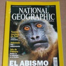 Coleccionismo de National Geographic: REVISTA NATIONAL GEOGRAPHIC MARZO 2001 EL ABISMO VERDE. Lote 71416955