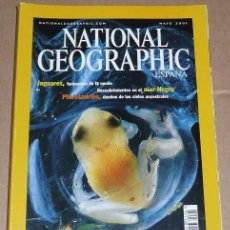 Coleccionismo de National Geographic: REVISTA NATIONAL GEOGRAPHIC MAYO 2001 EL FRÁGIL MUNDO DE LAS RANAS. Lote 71417095