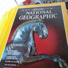 Coleccionismo de National Geographic: LOTE DE 6 REVISTAS DE NATIONAL GEOGRAPHIC, EDICIÓN EN INGLÉS, DE 1980. Lote 127552195