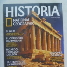 Coleccionismo de National Geographic: REVISTA DE HISTORIA DE NATIONAL GEOGRAPHIC. Nº 104: PARTENON, CODIGO HAMMURABI, INQUISICION, ETC. Lote 172166382