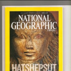 Coleccionismo de National Geographic: NATIONAL GEOGRAPHIC. ABRIL 2009. HATSHEPSUT. SANTA RUSIA. SVALBARD. AUSTRALIA. LLUVIA. Lote 196779906