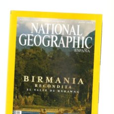 Coleccionismo de National Geographic: NATIONAL GEOGRAPHIC. MAYO 2004. BIRMANIA. HANOI. ARQUEOLOGIA SUBMARINA. LLANURAS AMERICA. Lote 232048460