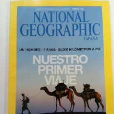 Coleccionismo de National Geographic: NATIONAL GEOGRAPHIC ESPAÑA - ENERO 2014 - NUESTRO PRIMER VIAJE
