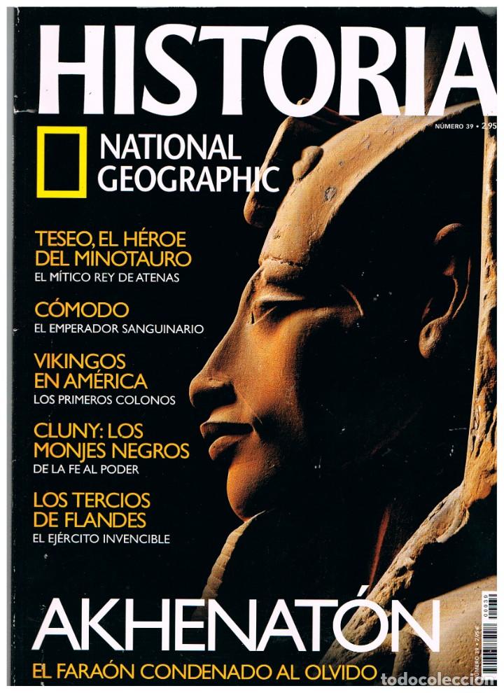 Coleccionismo de National Geographic: Historia National Geographic nº 39, Akhenaton, Vikingos, Tercio de Flandes, Cluny, Teseo - Foto 1 - 240183180