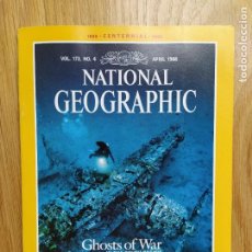 Coleccionismo de National Geographic: NATIONAL GEOGRAPHIC. ED INGLESA. VOL 173. N 4. ABRIL.1988. UGANDA FLORES SILVESTRES. BARCO FUNERARIO