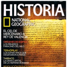 Coleccionismo de National Geographic: HISTORIA NATIONAL GEOGRAPHIC Nº 88, MANUSCRITOS DEL MAR MUERTO, EL CID, TARRACO, ORIGENES DE EGIPTO. Lote 257265310