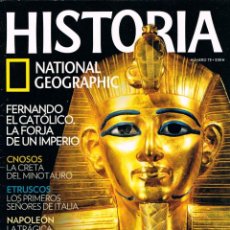 Coleccionismo de National Geographic: HISTORIA NATIONAL GEOGRAPHIC Nº 73, LADRONES DE TUMBAS DE EGIPTO, NAPOLEON, FERNANDO CATOLI. Lote 257269935