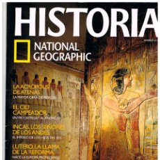 Coleccionismo de National Geographic: HISTORIA NATIONAL GEOGRAPHIC Nº 65 SACERDOTES ANTIGUO EGIPTO, CID CAMPEADOR, LUTERO, INCAS. Lote 257271180