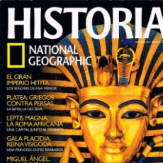 Coleccionismo de National Geographic: HISTORIA NATIONAL GEOGRAPHIC Nº 46, MIGUEL ANGEL, LA MUERTE DE TUTHANKAMON, EL GRAN IMPERIO HITITA. Lote 257274510