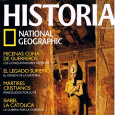 Coleccionismo de National Geographic: HISTORIA NATIONAL GEOGRAPHIC Nº 43, LA SUCESIONDE RAMSES II, ISABEL LA CATOLICA, MARTIRES CRISTIANO. Lote 257275185