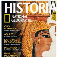 Coleccionismo de National Geographic: HISTORIA NATIONAL GEOGRAPHIC Nº 31, MASONERIA, NEFERTARI, AQUILES, LAS TERMAS DE CARACALLA. Lote 257279365