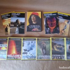 Coleccionismo de National Geographic: NATIONAL GEOGRAPHIC 7 DVD + 4 LIBRETOS. Lote 278266618
