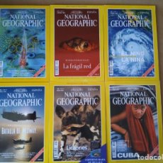 Coleccionismo de National Geographic: NATIONAL GEOGRAPHIC ESPAÑA. ENERO FEBRERO MARZO ABRIL MAYO JUNIO 1999. Lote 280728238