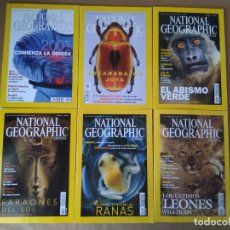 Coleccionismo de National Geographic: NATIONAL GEOGRAPHIC ESPAÑA. ENERO FEBRERO MARZO ABRIL MAYO JUNIO 2001. Lote 281798388