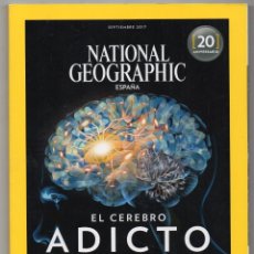 Coleccionismo de National Geographic: NATIONAL GEOGRAPHIC. VOL. 41. Nº 3. SETIEMBRE 2017. EL CEREBRO ADICTO.... Lote 301478973