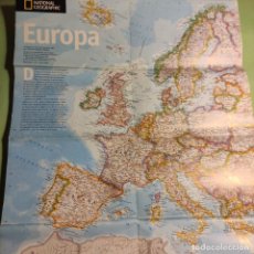 Coleccionismo de National Geographic: MAPA DE EUROPA NATIONAL GEOGRAPHIC. Lote 303844108
