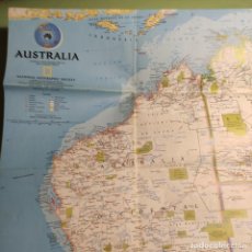 Coleccionismo de National Geographic: MAPA DE AUSTRALIA NATIONAL GEOGRAPHIC . DOBLE CARA