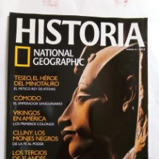 Collezionismo di National Geographic: HISTORIA NATIONAL GEOGRAPHIC 39. TESEO HÉROE DEL MINOTAURO. CÓMODO. VIKINGOS EN AMÉRICA. CLUNY.