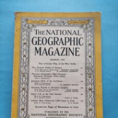 Coleccionismo de National Geographic: THE NATIONAL GEOGRAPHIC MAGAZINE MARCH 1954 . EN INGLES. Lote 328308583