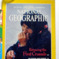 Coleccionismo de National Geographic: NATIONAL GEOGRAPHIC - SEPTEMBER 1989 - RETRACTING THE FIRST CRUSADE