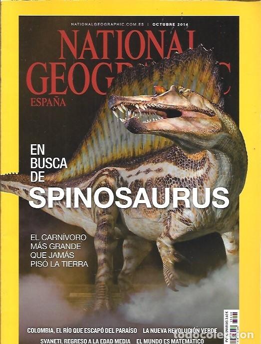 Coleccionismo de National Geographic: REVISTA NATIONAL GEOGRAPHIC EN BUSCA DE SPINOSAURUS OCTUBRE 2014