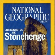 Coleccionismo de National Geographic: REVISTA NATIONAL GEOGRAPHIC SEPTIEMBRE 2008 - LOS SECRETOS DE STONEHENGE. Lote 401355989