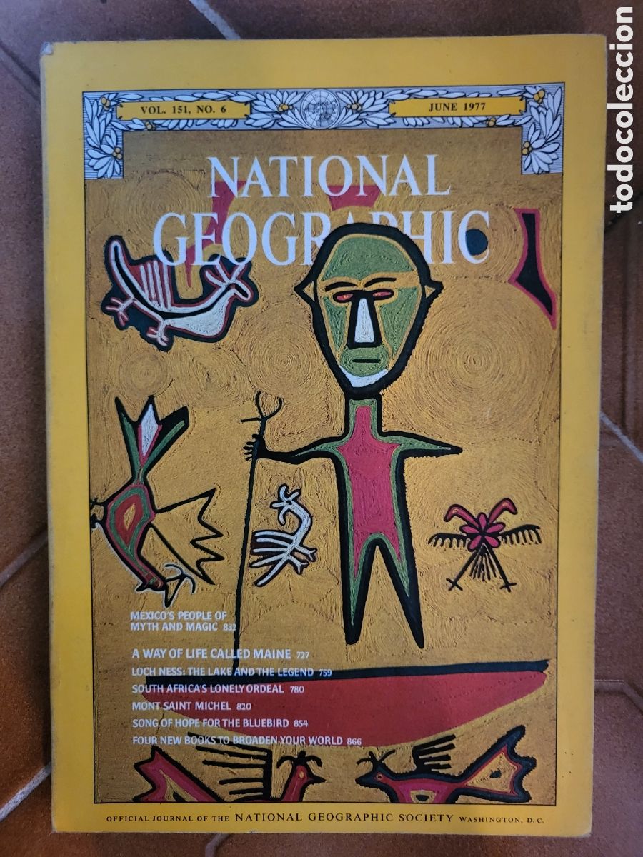 Collezionismo di National Geographic: Junio 1977 (volumen 151 n&uacute;mero 6) Revista National Geographic. EDICI&Oacute;N INGLESA