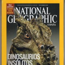 Coleccionismo de National Geographic: NATIONAL GEOGRAPHIC DICIEMBRE 2007 DINOSAURIOS INSOLITOS - BUEN ESTADO - OFM15