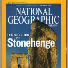 Coleccionismo de National Geographic: NATIONAL GEOGRAPHIC SEPTIEMBRE 2008 LOS SECRETOS DE STONEHENGE - BUEN ESTADO - OFM15