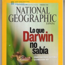 Coleccionismo de National Geographic: NATIONAL GEOGRAPHIC FEBRERO 2009 LO QUE DARWIN NO SABIA - BUEN ESTADO - OFM15