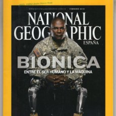 Coleccionismo de National Geographic: NATIONAL GEOGRAPHIC FEBRERO 2010 BIONICA ENTRE EL SER HUMANO Y LA MAQUINA - BUEN ESTADO - OFM15