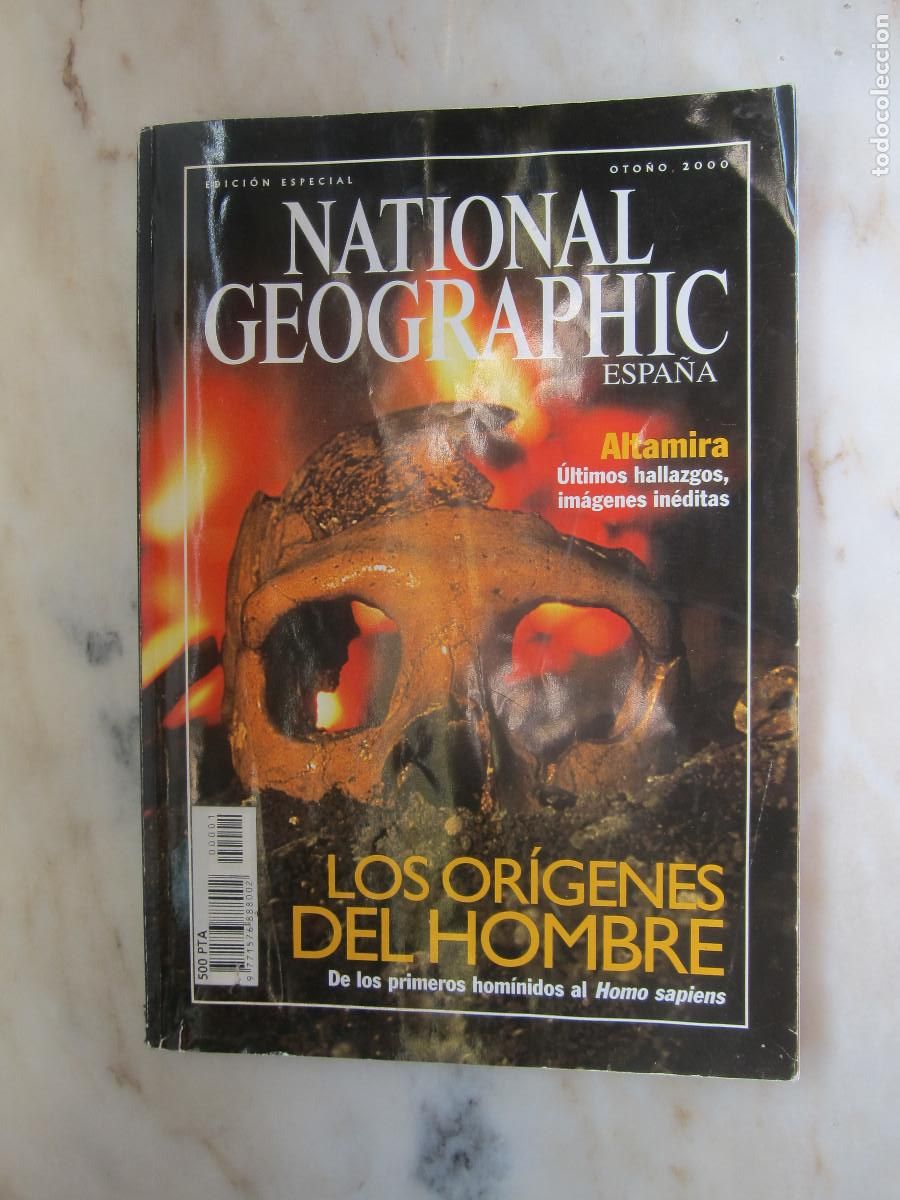Colecionismo da National Geographic: LOS OR&Iacute;GENES DEL HOMBRE (NATIONAL GEOGRAPHIC ESPA&Ntilde;A) ED. ESPECIAL. 2000 REVISTA