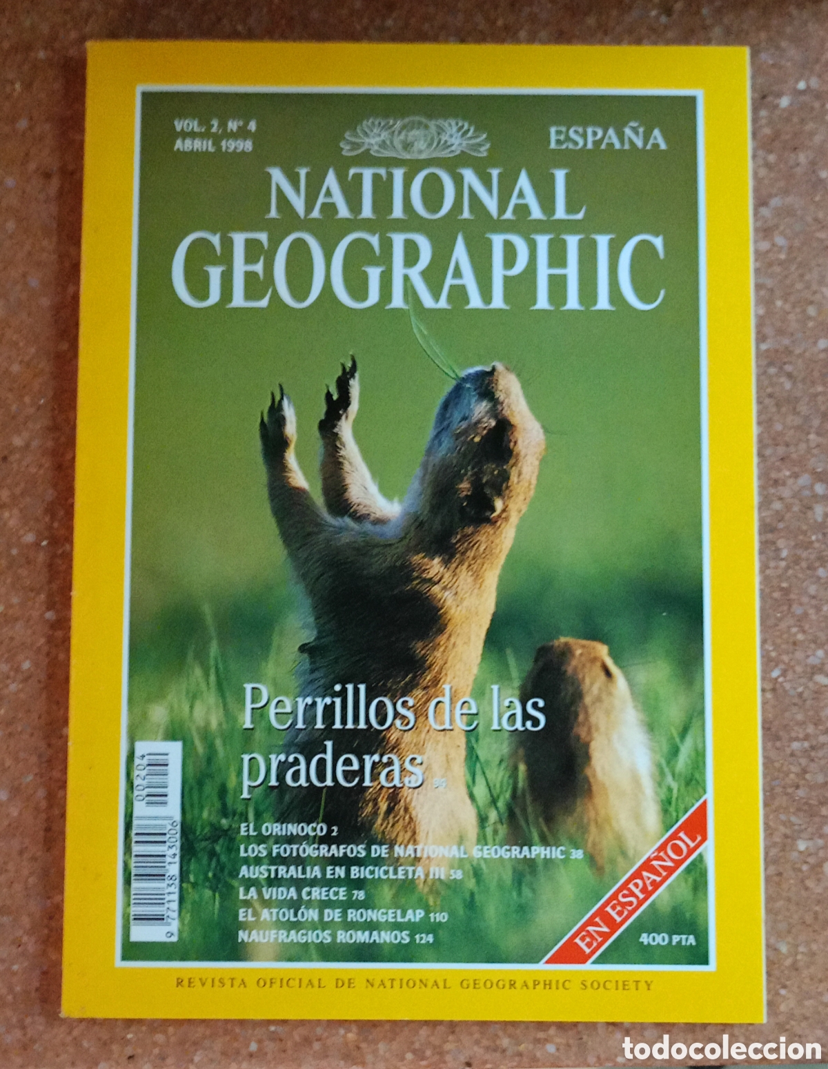 Coleccionismo de National Geographic: Revista National Geographic en espa&ntilde;ol. Vol.2. N&uacute;m 4. Abril 1998.
