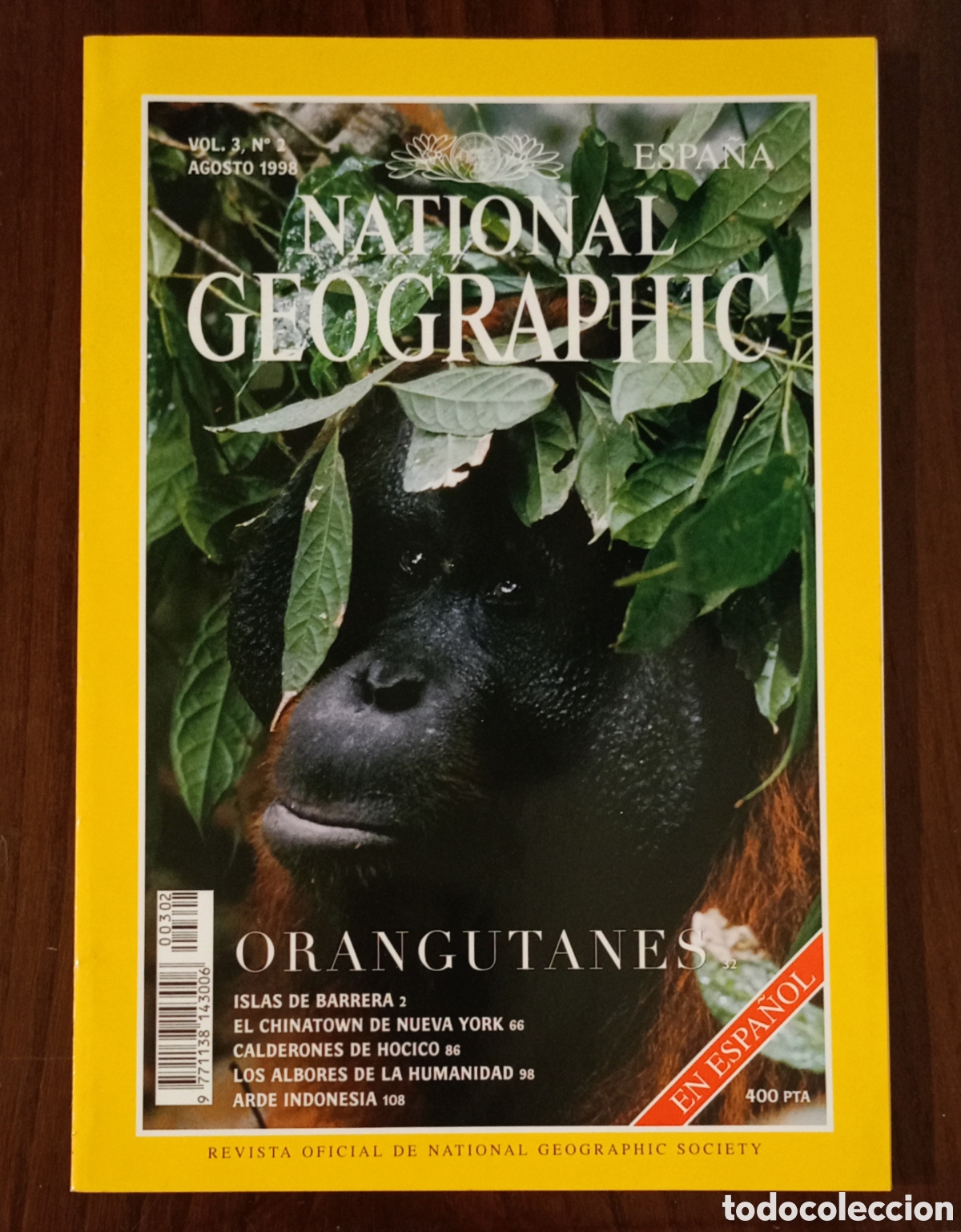 Coleccionismo de National Geographic: Revista National Geographic n&uacute;mero 2, agosto 1998