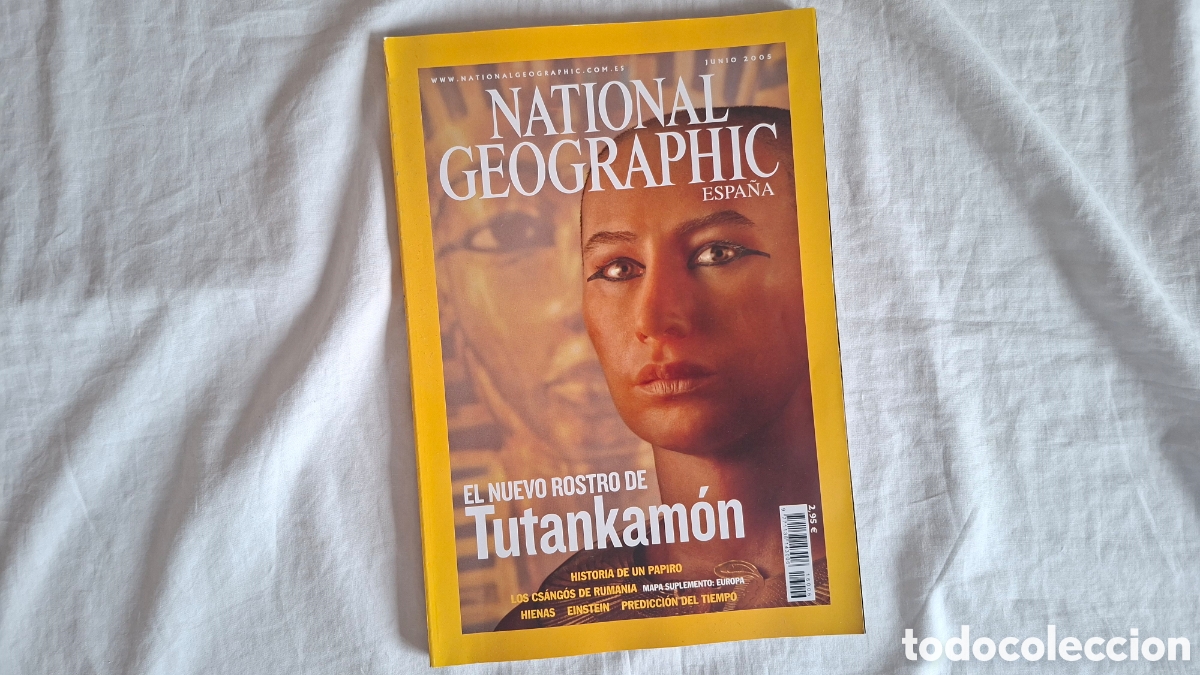 Coleccionismo de National Geographic: El nuevo rostro de Tutankam&oacute;n - Junio 2005 National Geographic