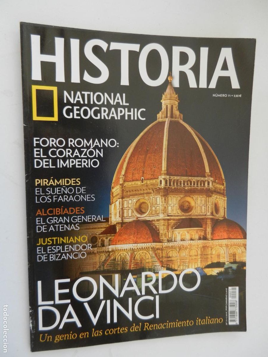 Coleccionismo de National Geographic: HISTORIA - NATIONAL GEOGRAPHIC N&ordm;71 - LEONARDO DA VINCI - RENACIMIENTO, FORO ROMANO, PIR&Aacute;MIDES ..