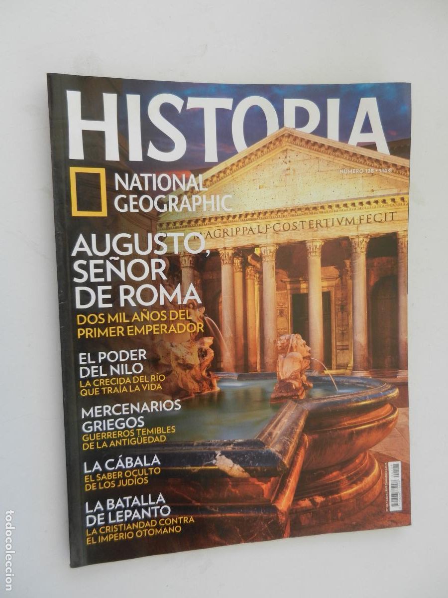 Collezionismo di National Geographic: HISTORIA - NATIONAL GEOGRAPHIC N&ordm; 128 - AUGUSTO SE&Ntilde;OR DE ROMA - EL PODEL DEL NILO, LA C&Aacute;BALA ...
