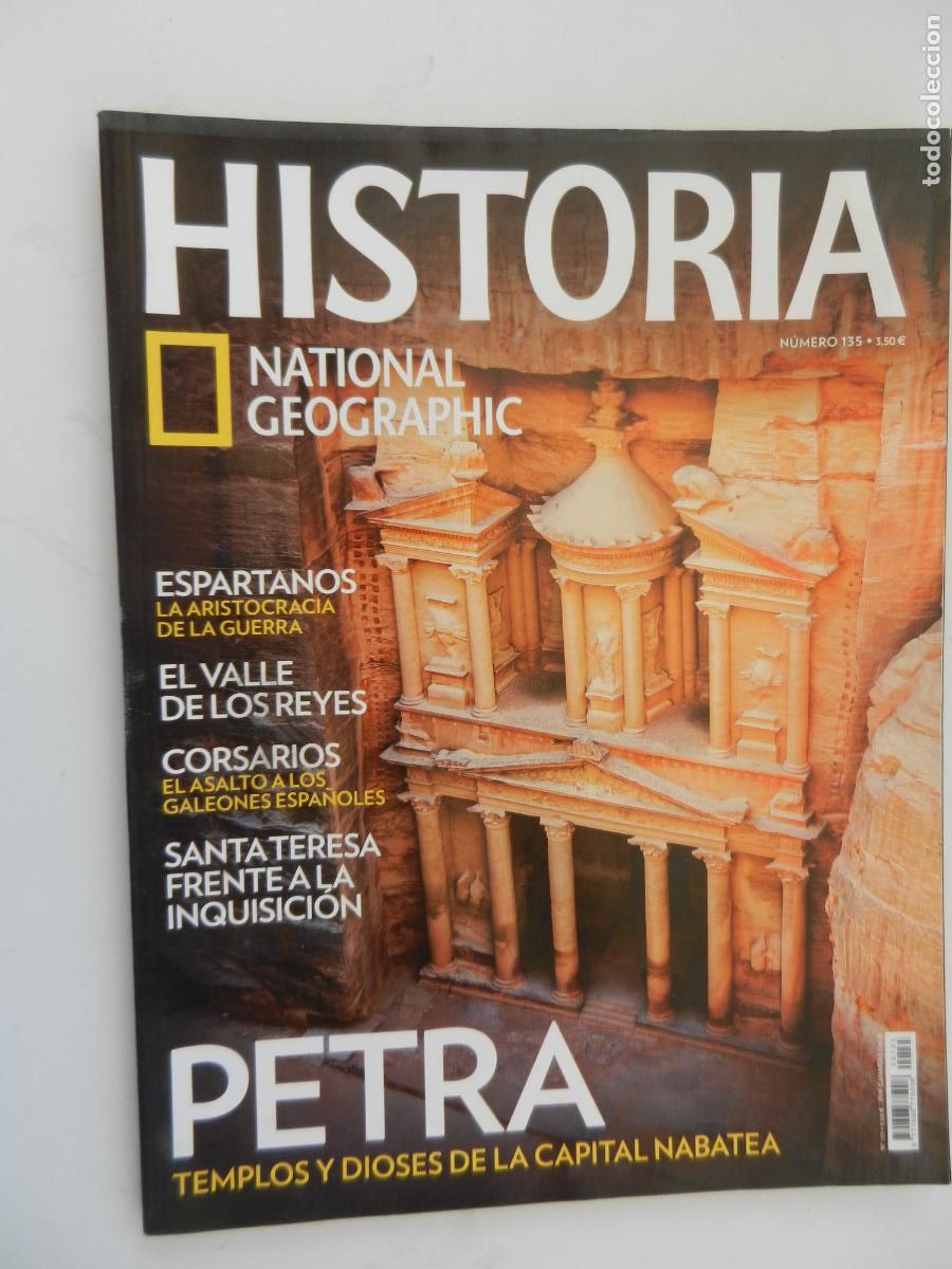 Coleccionismo de National Geographic: HISTORIA - NATIONAL GEOGRAPHIC N&ordm; 135 - PETRA - ESPARTANOS, CORSARIOS, SANTA TERESA ...