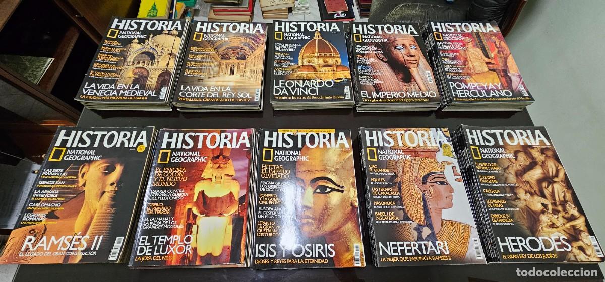 Coleccionismo de National Geographic: Lote (103) revistas National Geographic Historia. N&uacute;meros: 1 a 103