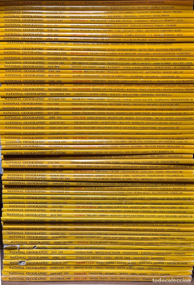 Sammeln von National Geographic: Coleccion National Geographic: 60 revistas y 7 carteles desplegables